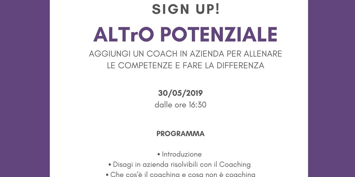 ALTrO POTENZIALE flyer
